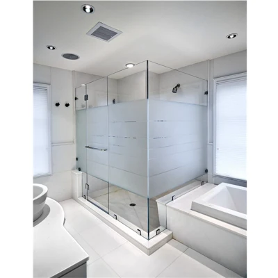 알루미늄 안전 강화 유리 슬림 프레임 그릴 디자인 칸막이 벽 욕실 샤워 문 슬라이딩 도어