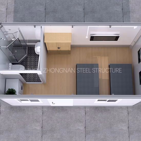 저렴한 강철 분리형 생활 20FT 소형 모듈형 조립식 주택 컨테이너 가격